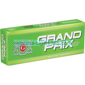 Grand Prix Menthol Silver 100's cigarettes